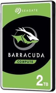 Seagate BarraCuda 2TB Internal Hard Drive HDD – 2.5 Inch SATA 6 Gb/s 5400 RPM 128MB Cache for PC Laptop (ST2000LM015)