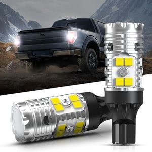 LASFIT 921 LED Reverse Backup Light Bulbs Fit for 2009-2014 Ford F150 and 2011-2016 F250 F350 F450 Super Duty, 6000K Cool White Super Bright OEM 912 W16W Replacement, 2pcs
