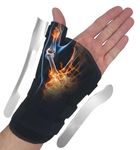 Thumb Spica Splint & Wrist Brace | Both a Wrist Splint and Thumb Splint to Support Sprains, Tendinosis, De Quervain's Tenosynovitis, Fractures | Trigger Thumb Brace for Carpal Tunnel (Left L)