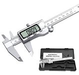 Digital Caliper, Vernier Caliper Stainless Steel Calipers, 6 Inch/150mm Micrometer Caliper Measuring Tool with IP54 Large LCD Screen and Inch Milimeter Conversion