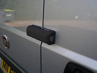 Milenco Van Door Deadlock Black Single Caravan Motorhome Conversion