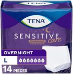 TENA Overnight Underwear, Large, 14 Count