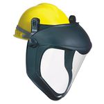 Uvex by Honeywell S8505 Bionic Face Shield with Hard Hat Adapter, Clear/Black