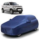 AUTOGUYS TF-I Car Cover for Maruti S-Presso [Year 2019 Onwards] - Dust & UV Proof Waterproof Car Cover (Blue)