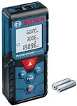 BOSCH GLM 40 Professional Laser Distance Measurer | Versatile Laser Measuring Device | Laser Class 2, Range up to 40.00 m, ±0.15 m| Memory Function, IP54 Rated| Batteries Included| 1 Yr Warranty