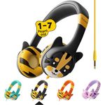 Kidrox® Toddler Baby Headphones (1-7 years old) for Kids, Durable & Flexible Headphones for Kids 85dB Limiting Wired HeadPhones, School, Travel, Tablet