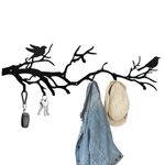 Tree Branch Wall Decor, Wall Mounted Coat Rack - an Artistic Blend of Function and Design27.5 x 9.5",7 Hooks.