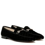 Sam Edelman Women's Loraine Regal Loafer, Black Velvet, 9