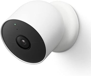 Google G3AL9 Nest Cam (Outdoor/Indoor, Battery) Security Camera - Smart Home WiFi Camera - Wireless, Snow, 1 Count (Pack of 1)