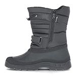 Trespass Men's Snow Boots, Black/Wh