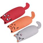 Catnip Cat Toys 3 Pack for Cat Playing Chewing Teeth Cleaning - Creative Pillow Scratch Pet Catnip Teeth Grinding Chew Toys