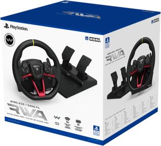 HORI Wireless Racing Wheel for PS5 – Ergonomic Gaming Controller