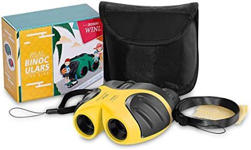 JRD&BS WINL Jouets pour Enfants, Compact RÉSistant Aux Chocs Jumelles pour Enfants Observation des Oiseaux, 4-8 Ans Cadeau De Garçon(Jaune)