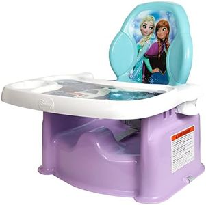 Disney Frozen Mealtime Baby Toddler Booster Seat with Adjustable Tray — Portable Booster Seat for Dining Table — Travel Essentials for Baby — Made Without BPA