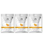 The Man Company Vitamin C Sheet Mask with Hyaluronic Acid & Lemon | Boosts Collagen, Brightening | Improves Skin Tone, Deep Cleanses & Removes Excess Oil - 25ml*3