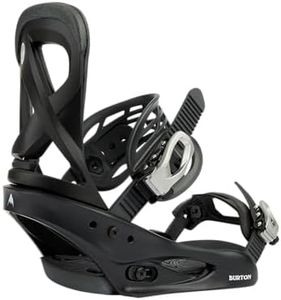 BURTON Scribe Womens Snowboard Bindings Black Sz M (6-8)