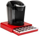 Mind Reader 'Hero' 36 Capacity Single Serve Coffee Pod Storage Drawer, Red