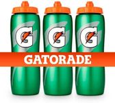 Gatorade 32 Ounce Contour Style Squeeze Water Bottle, 3 Pack by Gatorade