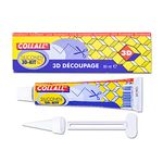 CollAll 3D Silicone Glue - Perfect for Arts, Crafts & DIY - Transparent, Flexible & Strong Bond - Adults & Kids Use - for Paper, Card, Wood, Polystyrene, Foam & Plastics (80ml)