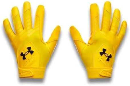 Under Armour Men's Clean Up Baseball Gloves, (790) Campus Gold/Campus Gold/Black, Large