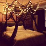 8 Corner Bed Canopy with 100 LED St