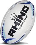 RHINO RUGBY Hurricane Practice Rugby Ball | Size 5 | Professional Grade Ball | Light Weight Design