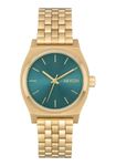 Nixon Women's Medium Time Teller Japanese-Quartz Watch with Stainless-Steel Strap, Gold, 15 (Model: A11302626