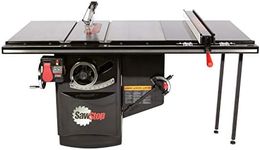 SAWSTOP 10-Inch Industrial Cabinet Saw, 3-HP, 36-Inch Industrial T-Glide Assembly (ICS31230-36)