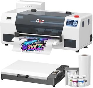DXZ A3 DTF Printer with High-Speed with i3200 Printhead, 4.5” LED Multi-Function Touch Screen, 13'' Apparel Printer T-Shirt Printing & 24/7 Auto-Maintenance 2-Year Ink Included