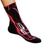 Vincere Sports Sand Socks Red Lightning Size Medium