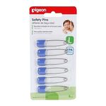 Pigeon Safety Pin L , U Shaped,Rounded Pin Heads, Enhance Safety,Stainless Steel,6 pcs