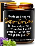 Funny Sister-In-Law Candle, Sister In Law Birthday Gifts, Best Sister In Law Gifts From Sister In Law, Gifts For Sister In Law Unique, Birthday Gift For Sister In Law, Birthday Gifts For Sister In Law