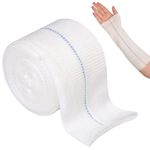 Eyerayo Elastic Tubular Support Bandage Dressing Retention Bandages Arm Stretch Bandage Roll Reusable Stockinette Tubing for Limbs 7.5CM X 5M