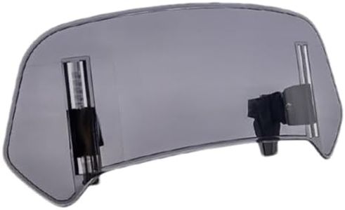 Clip on Windshield Extension, Windshield Wind Deflector, Motorbike Windscreen Extender, Airflow Windscreen Wind Deflector for Most Motorcycle Scooter