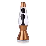 MATHMOS Black and Copper Lava Lamp (Copper-Clear/Black (Plum))