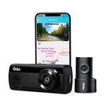 Qubo Car Dash Camera True 4K HDR 2160P UHD Dual Channel from Hero Group, SONY STARVIS IMX415 Sensor, Made in India, ADAS, Rear 1080P, GPS Log, 2.8" Display, 140° Wide Angle, Supports Up to 1TB SD Card