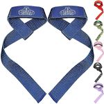 Bear Grips Lifting Straps Gym, Wrist Straps for Weightlifting, Gym Straps, Weightlifting Straps, Deadlift Straps, Weight Lifting Straps for Men, Weight Straps Lifting Women, 2 Lifting Strap Navy Blue