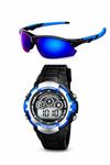 ALNA-TURA Stylish Digital LED Watch and Sunglasses,Combo Gifts for Kids Boys and Girls,UV Protection Sports Cooling Glasses Shade with Wrist Watch,Birthday Return Gift for Kids (Age 3 to 12)