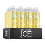 Sparkling Ice water with antioxidants and vitamins No sugar 500ml Bottles, Cloudy Lemon Flavour, 6000 millilitre, (Pack of 12)