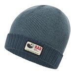 Rab Essential Beanie Lightweight Winter for Hat Skiing & Everyday Use - Orion Blue/Tempest Blue - One Size