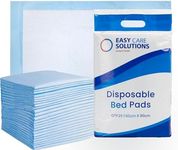 100 x Easy Care Solutions 60 x 90 cm | Disposable Incontinence Bed Pads, Underpads, Bed Mats, Mattress Protectors, Incontinence Pads, Waterproof Bed Sheets for Babies, Children & Adults | 4 Pack of 25