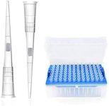 10µL Filtering Pipette Tips - Universal Filter Pipette Tips - Racked,RNase/DNase Free & Pyrogen Safe, Clear, 96 Tips/Rack Pk x 10 Racks（960 Tips）