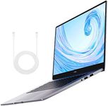 HUAWEI MateBook D 15-15.6 Inch Laptop with FullView 1080P FHD Ultrabook PC (AMD Ryzen 5 3500U, 8GB RAM, 256GB SSD, Windows 10 Home, Multi-Screen Collaboration, Fingerprint Reader), Space Grey