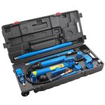 OKSTENCK Torin Portable Hydraulic Ram 10T Auto Body Frame Repair Kit, Dent Frame Repair Kit with Blow Mold Carrying Storage Case (22,000 lb) Capacity