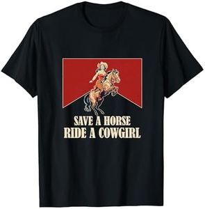 Lesbian Subtle WLW Ride A Cowgirl Queer Gay Pride Month T-Shirt