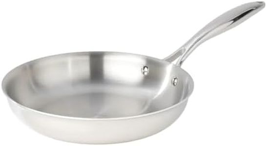 Meyer - SuperSteel Tri-Ply Clad Stainless Steel Frying Pan, Induction Cooktop Compatible (24cm/9.5in)