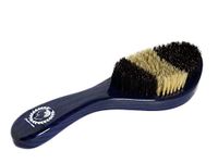 360 WAVE BRUSH/CAESARS WAVE BRUSH (MED/SOFT HANDLE BRUSH BLUE MULTI COLOURED BRISTLES))