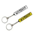 Car Number Plate Key Ring, Car Reg Keyring, Number Plate Keychain