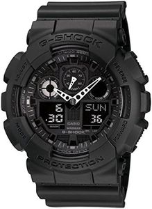 G-SHOCK GA100-1A1 Mens Black Analog/Digital Watch with Black Band