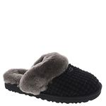 UGG Women's Cozy Slipper, Black, 5